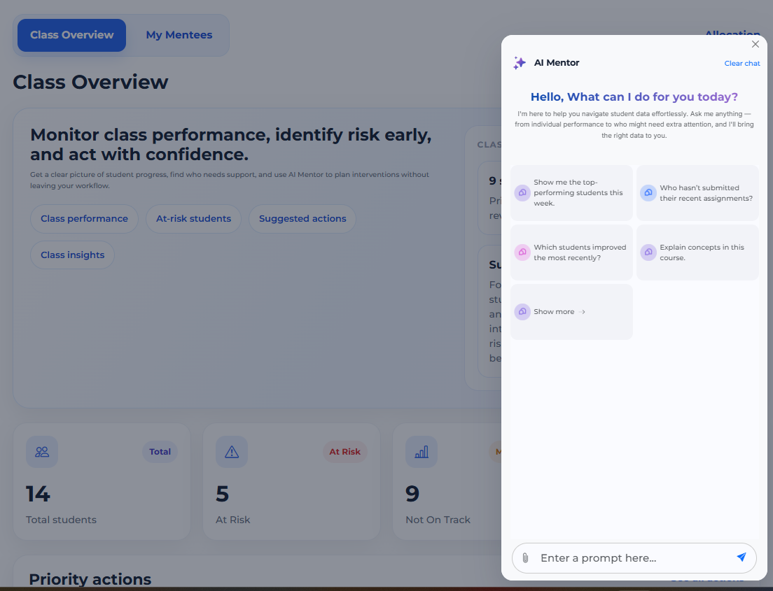 AI Tutor Dashboard